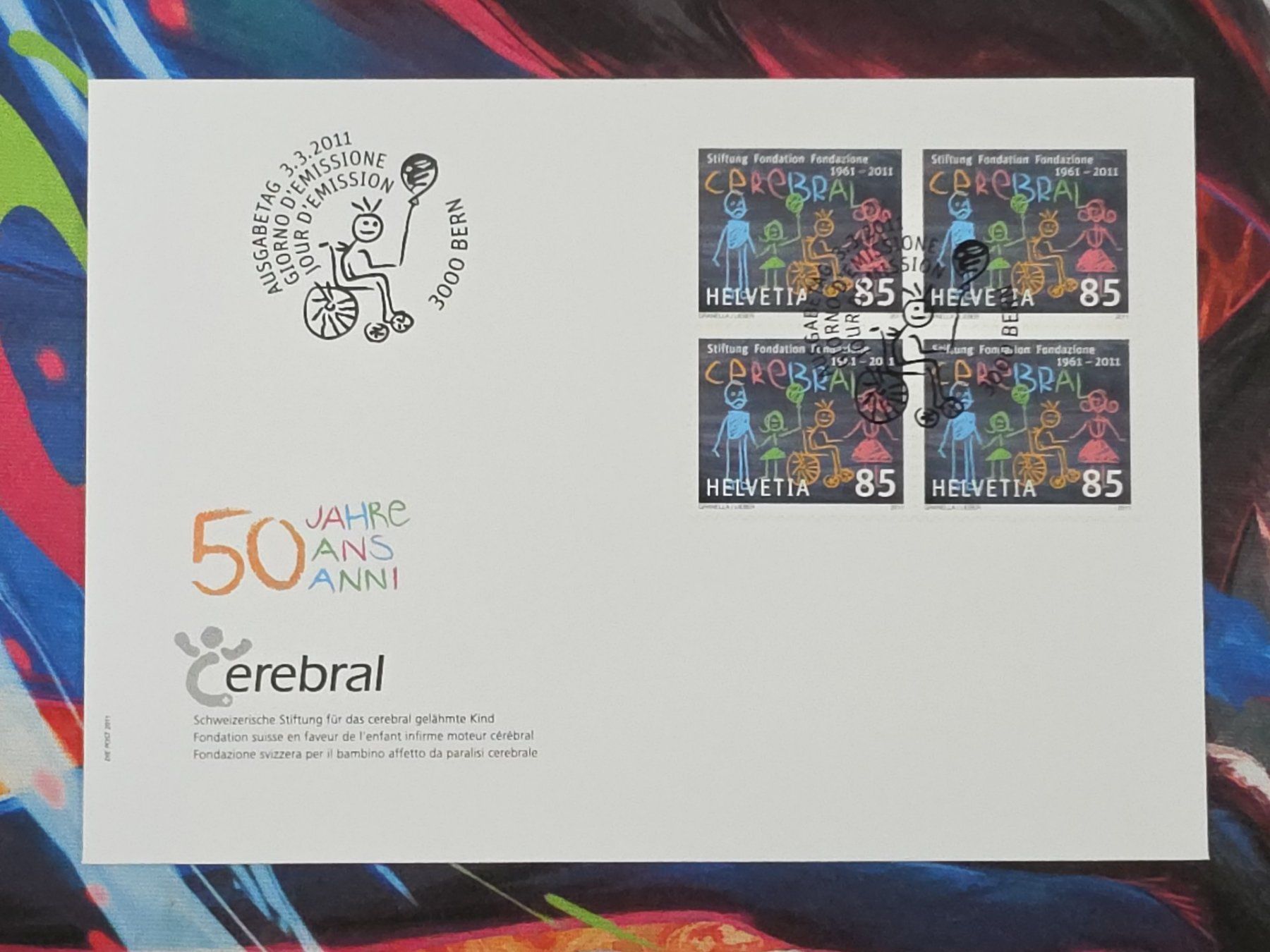 Tutti i francobolli: CL29 2x Enveloppe + Timbre Suisse 2011 – Usato da Cousset venduto da Patrick_Collections