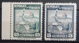 Paraguay Kat. 646-647 ** 1948 Kat. 10 Euro
