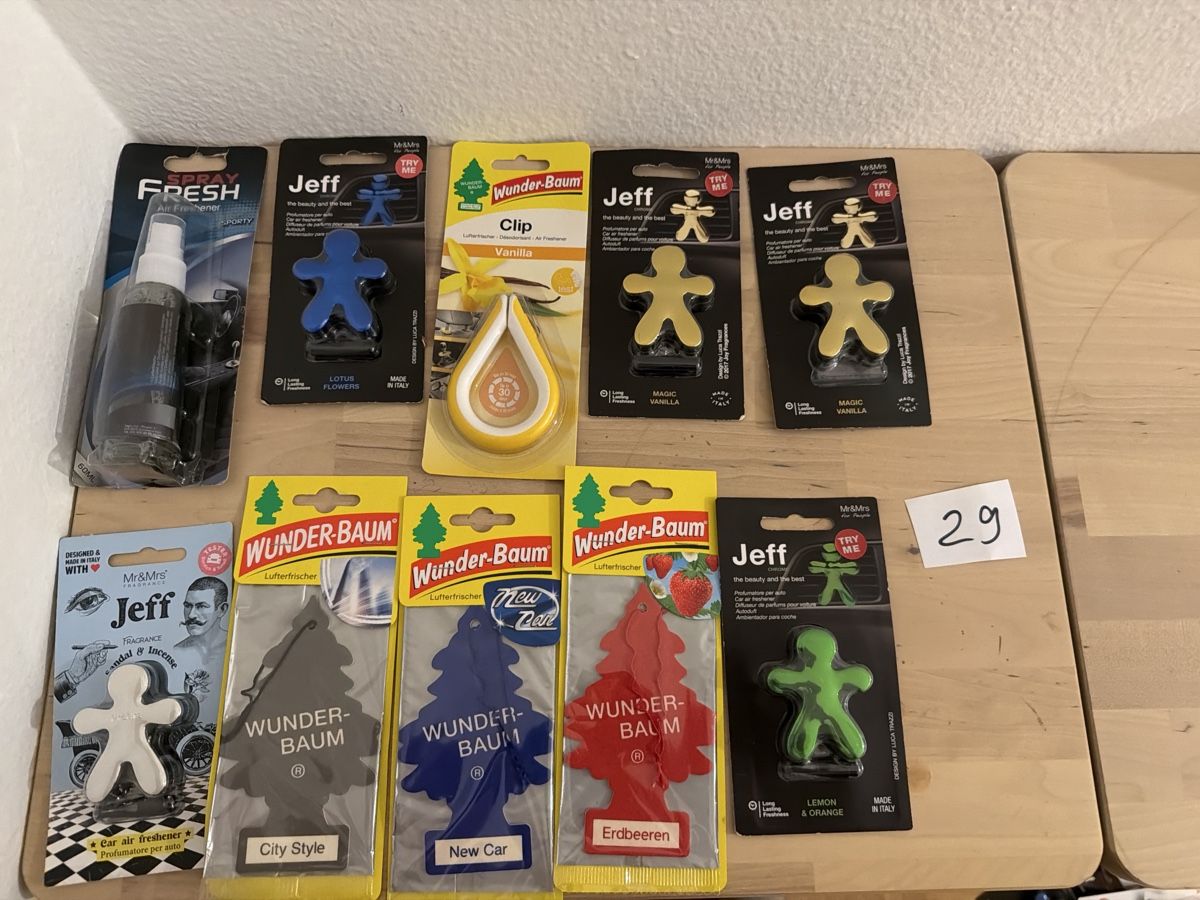 Lufterfrischer: Autoduftbäume 10stk diverse 29 – Neu und originalverpackt aus Kloten von sze_wb99