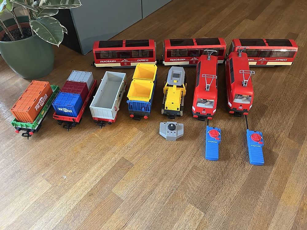 Playmobil Eisenbahn Set System 4034 - Train D'occasion, Complet Ou Non, Voir Photos