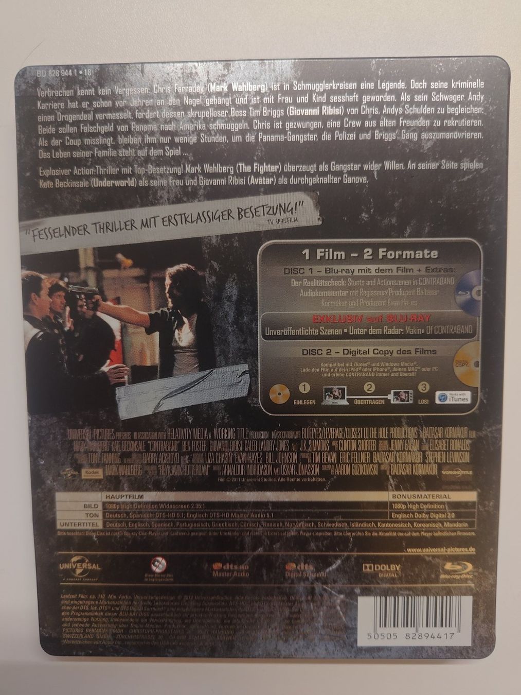 Tutti i DVDs: Contraband (Steelbook) – Usato da Liestal venduto da Kratzilla 2