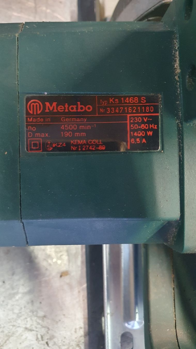 Alle Maschinen: Kreissäge, Metabo – Gebraucht aus Maienfeld von RobofixAG 1