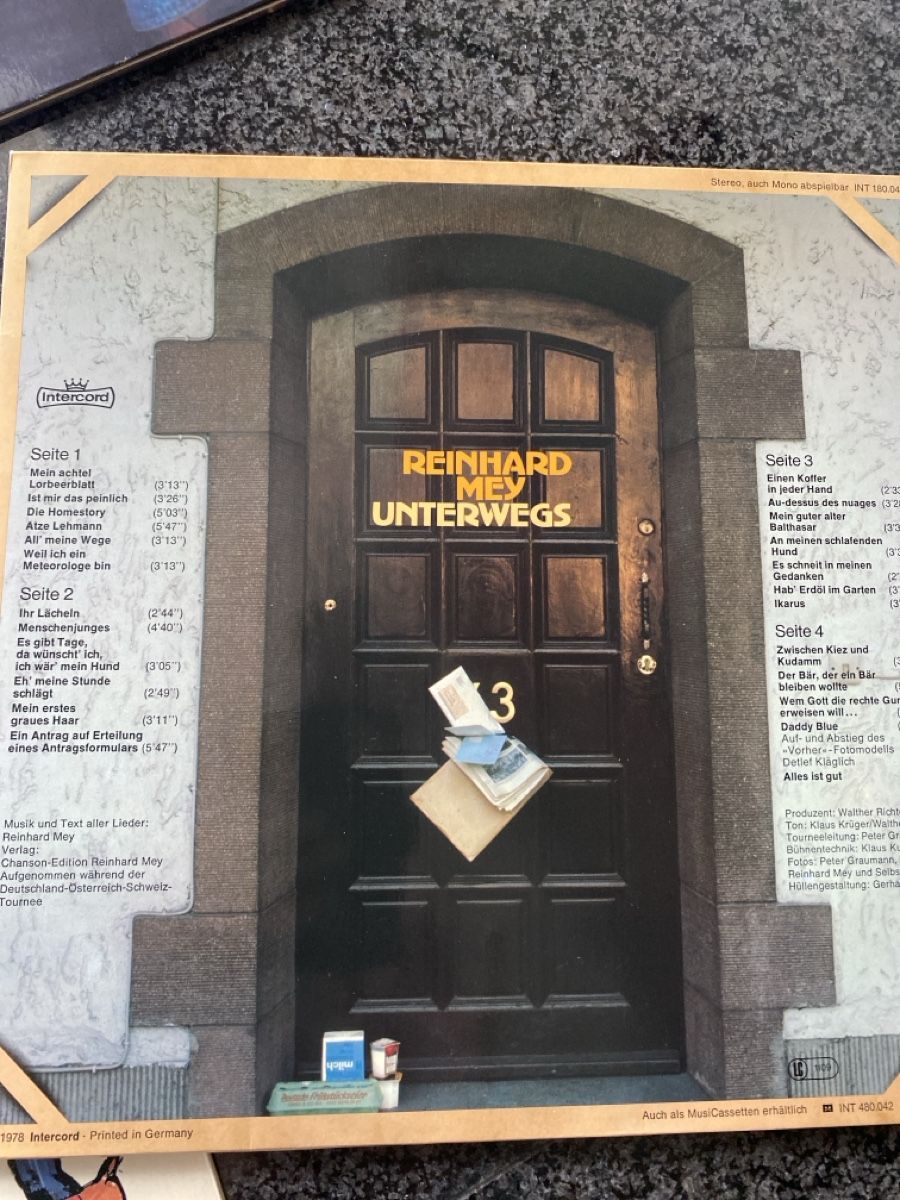 Schallplatten: Reinhard Mey LP – Gebraucht aus St.Gallen von Design04 4