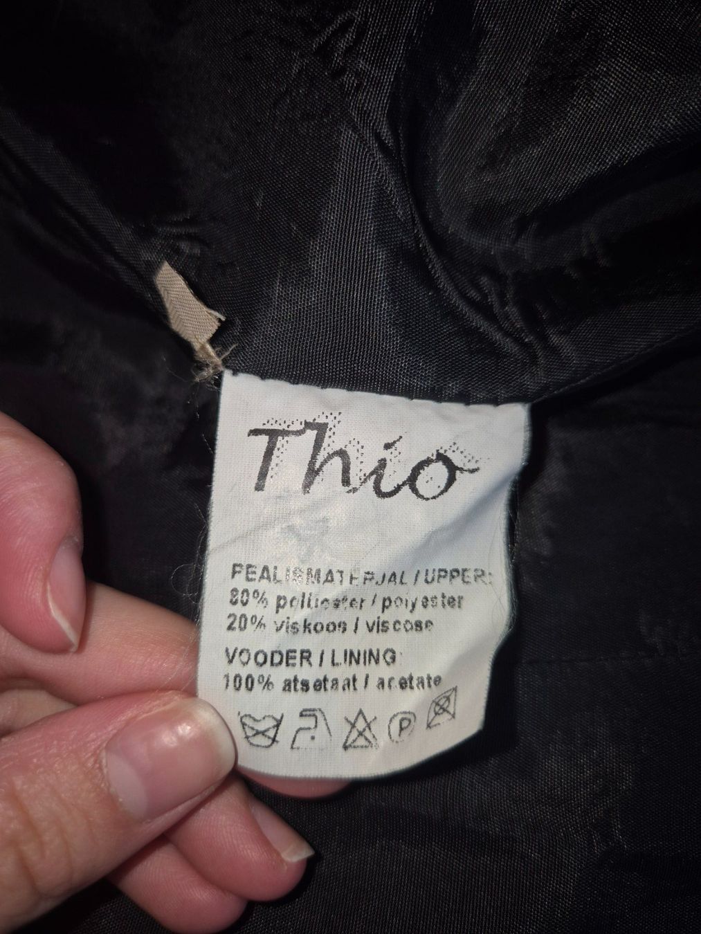 Giacche: Veste élégante noire Thio Temptations - Taille 38/40! – Usato da Genève venduto da cat_ps7g 6