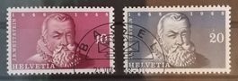 4187) W29-30, Ausschnitt aus Sonderblock gestempelt Kt. 70.-