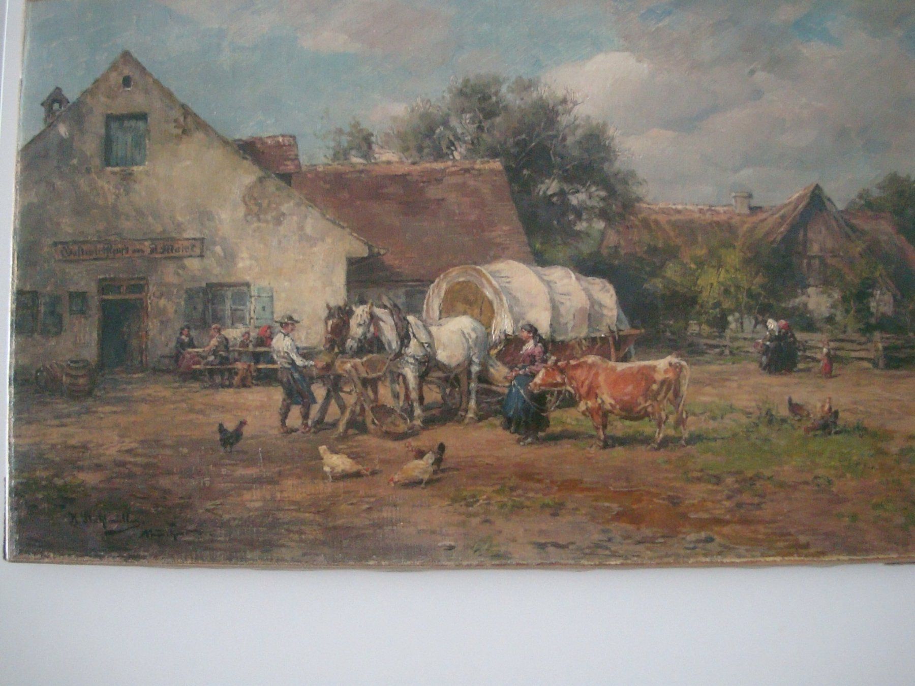 Foto & Immagini: Oelbild - Karl Stuhlmueller - REPLICA – Nuovo (secondo la descrizione) da Neuenegg venduto da flohcante