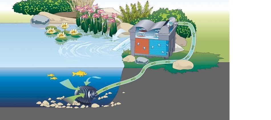 Oase Pompe & Parti di ricambio: Oase Filter BioSmart-Set 7000, Schwarz – Nuovo e nell'imballaggio originale da Bottighofen venduto da zaap 1