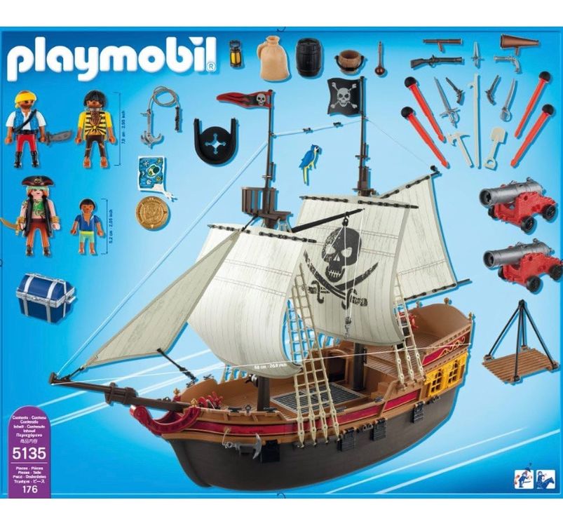 Playmobil 5135 Piratenschiff Schiff Segelschiff Segler Boot | Kaufen