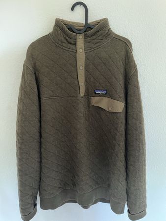 Pullover Patagonia gesteppt dunkelgrün Herren Grösse M