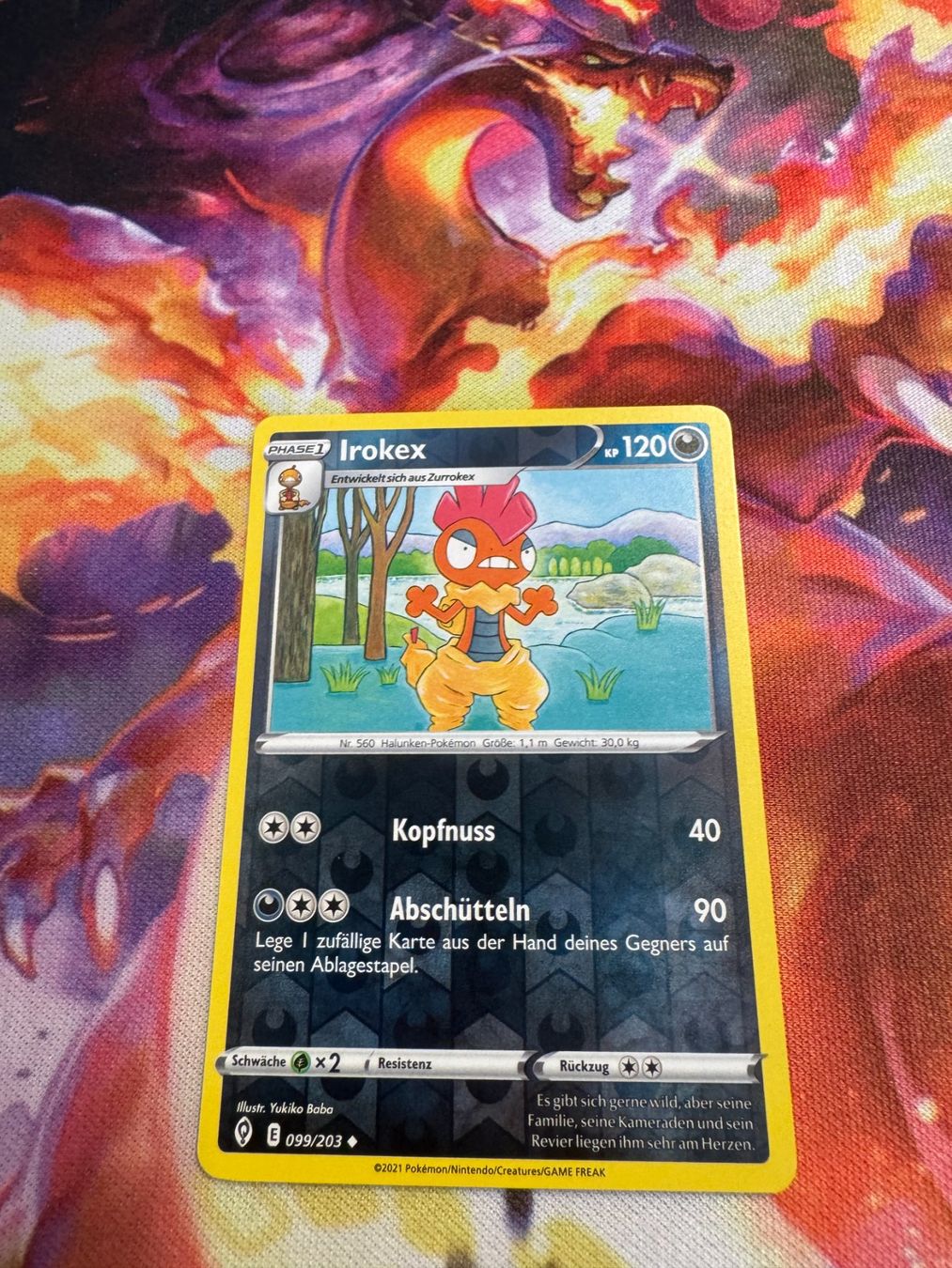 Pokémon Sammelbilder & Trading cards: Irokex (EVS 099) / Reverse Holo / Drachenwandel – Neu (gemäss Beschreibung) aus Bülach von CherryBlu