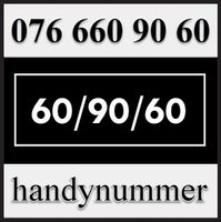 Handynummer, Telefonnummer, VIP Nummer, 076 660 90 60