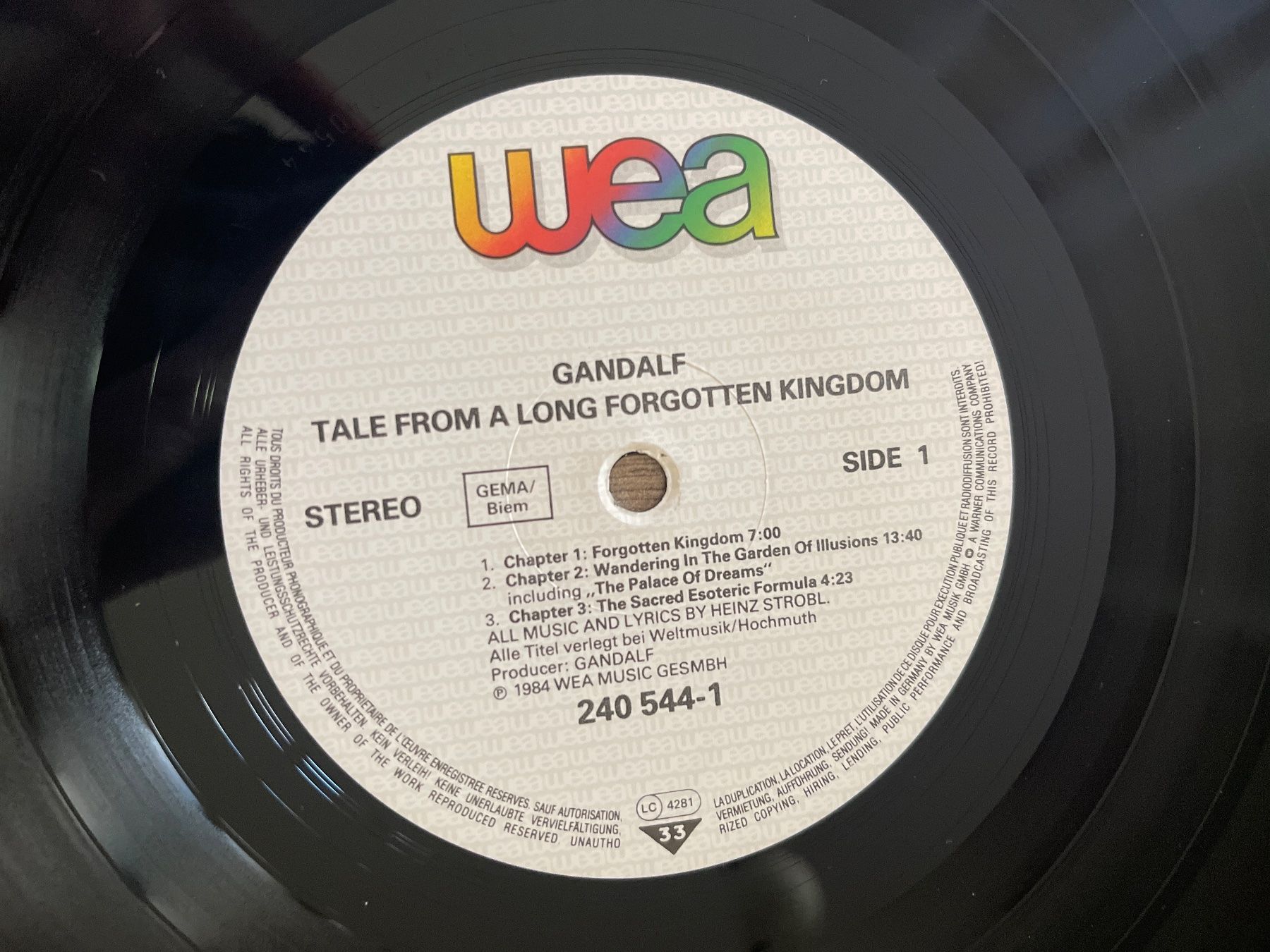 Dischi in vinile: A372/Gandalf - Tale From A Long Forgotten Kingdom – Usato da Frutigen venduto da Philippe_jsp 2