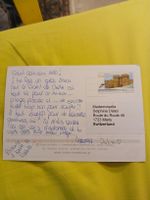 Carte postale de Crète, Grèce, avec timbre