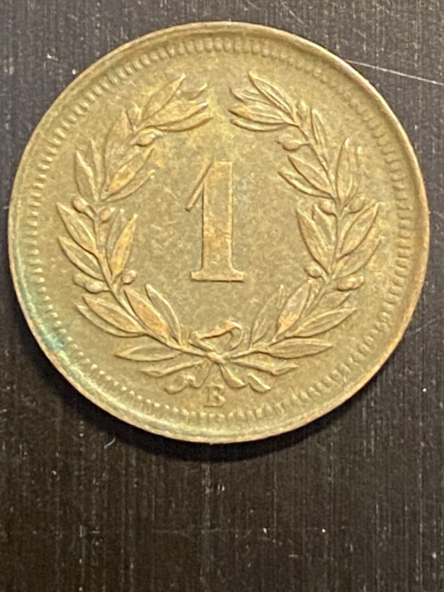 Tutti le monete: Suisse, 1 centime 1941 bronze  – Usato da Corsier-sur-Vevey venduto da Ginoarturo