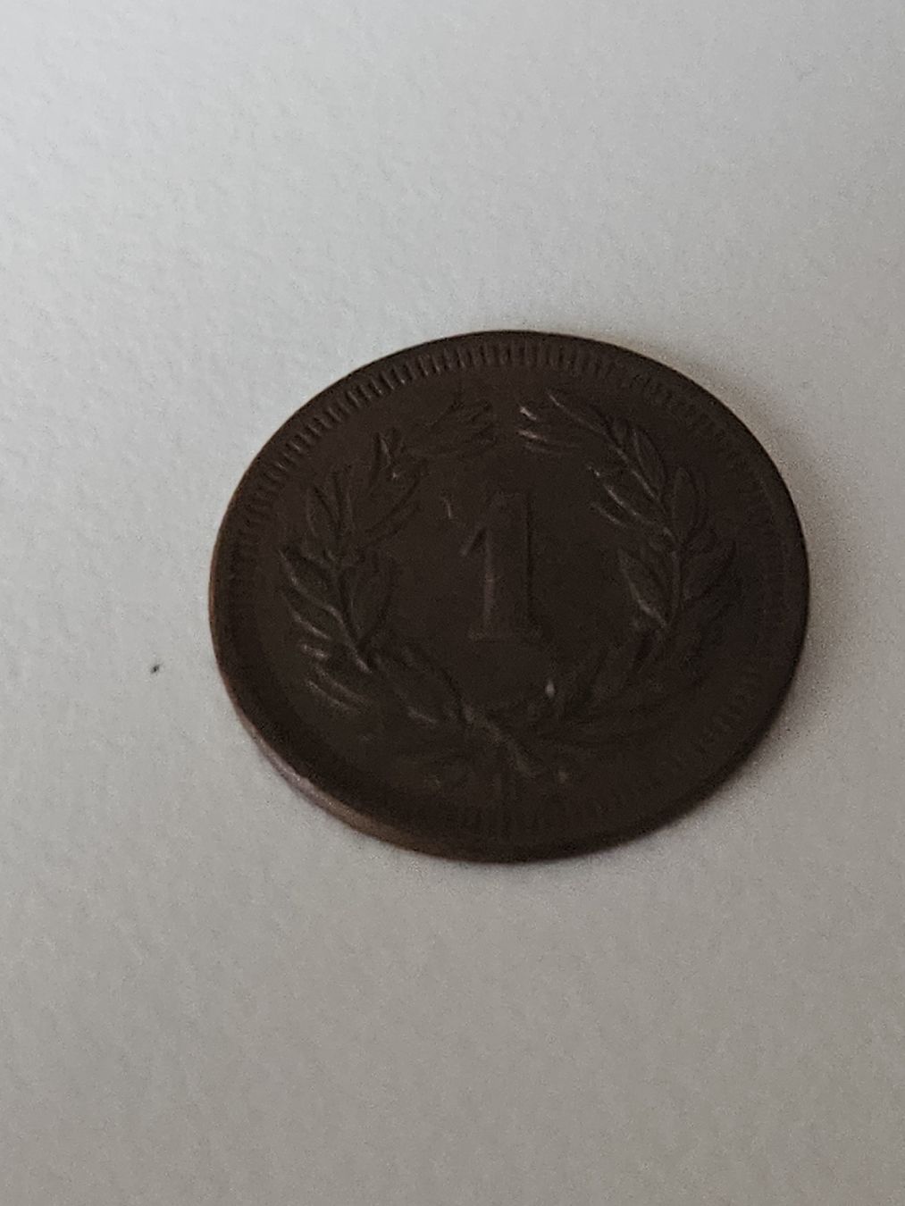 Tutti le monete: 1 Rappen 1868 – Usato da Pfäffikon ZH venduto da Melibol 1