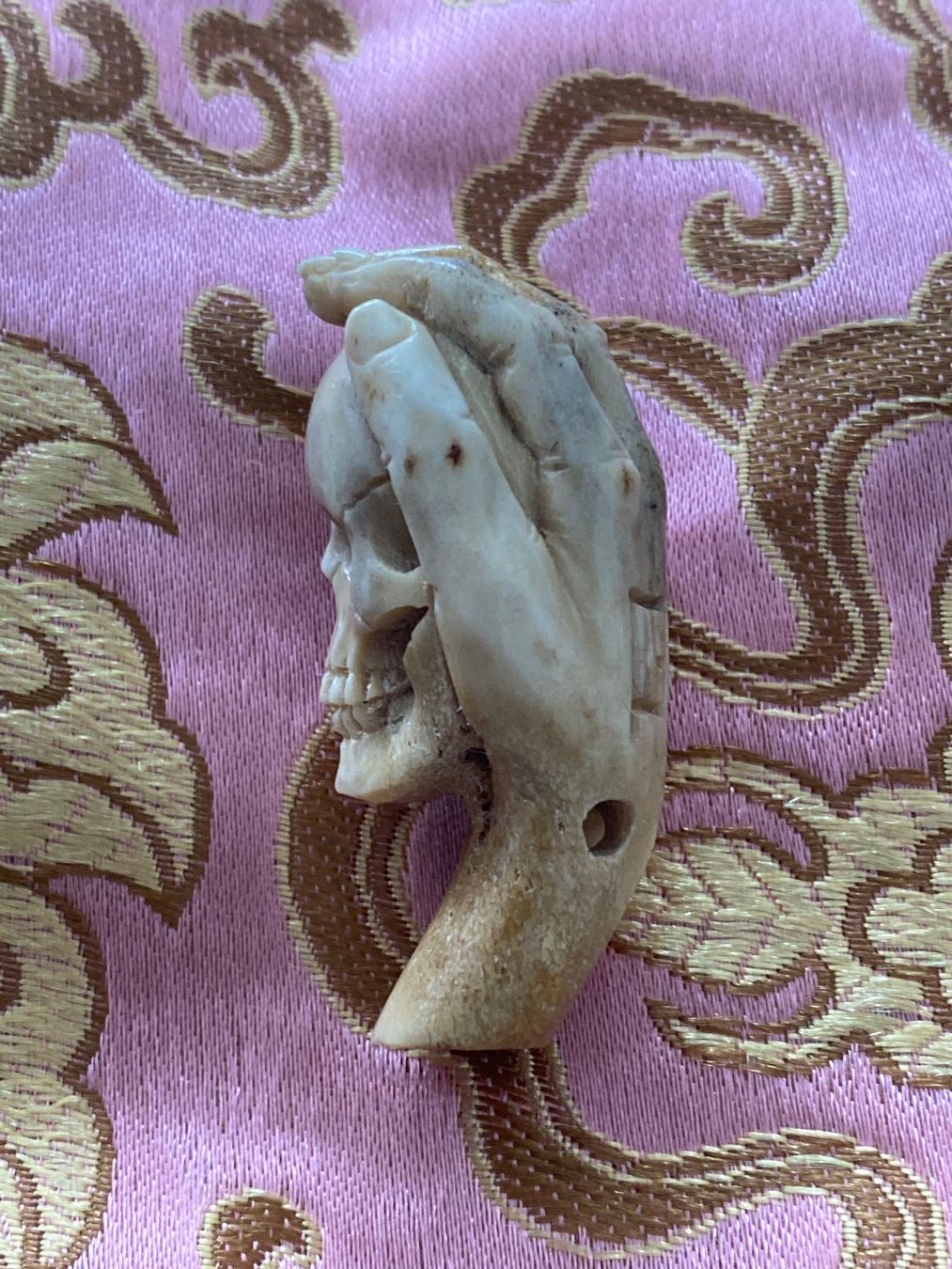 Figuren: Netsuke, signiert Hirschhorn geschnitzt, Japan – Gebraucht aus Berikon von Samurai67ch 3