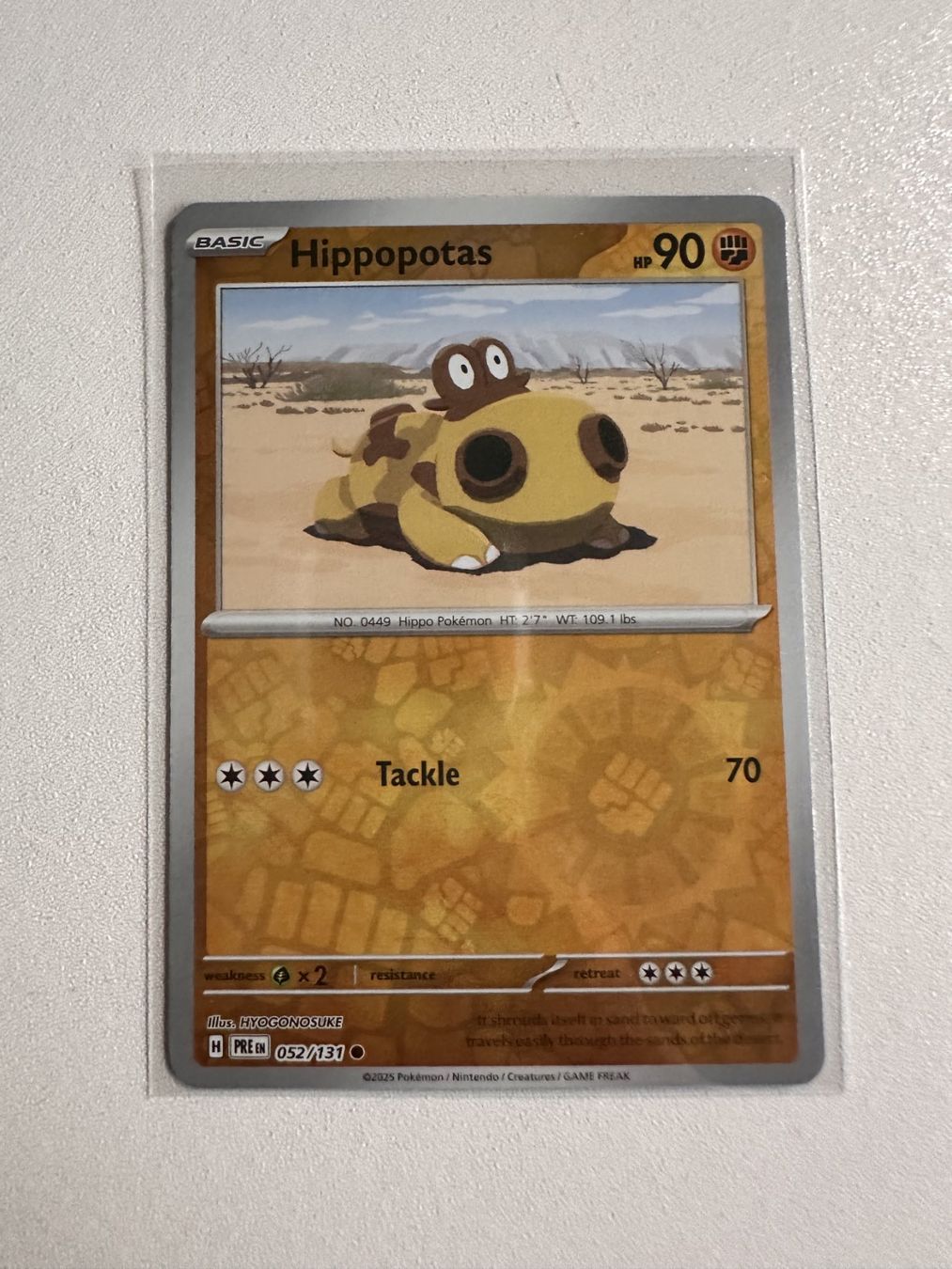 Pokémon Cartes à collectionner: Hippopotas PRE 052/131 EN – Neuf (Voir description) à Zürich par 05t_bwx2