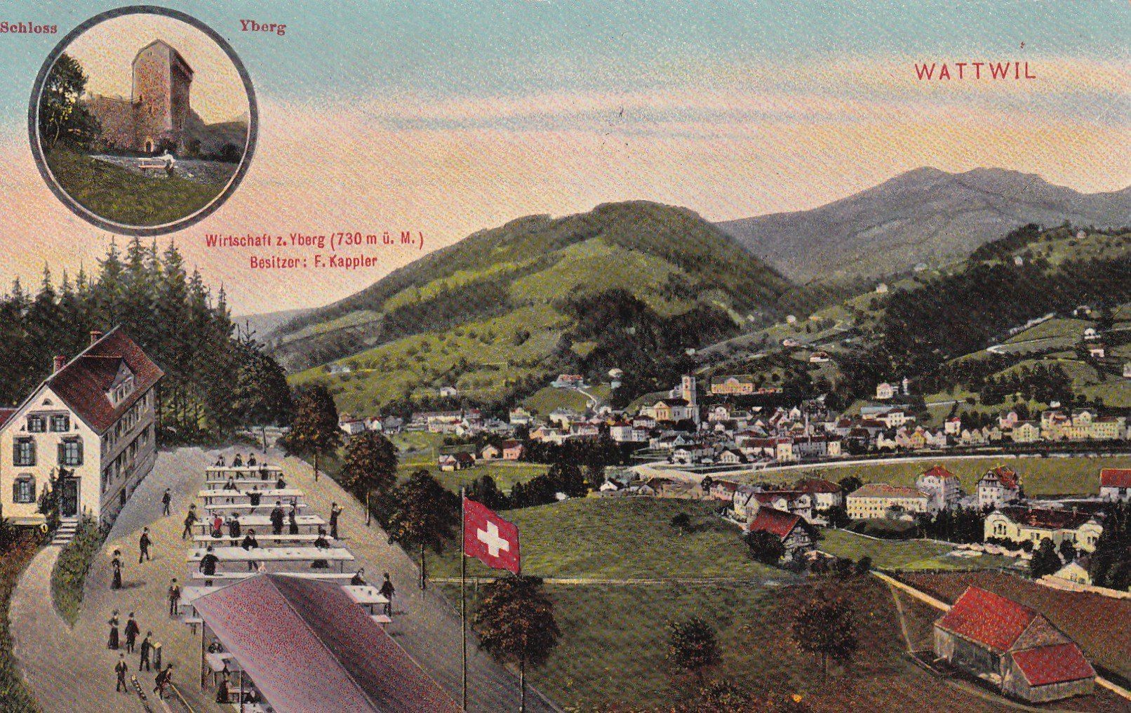 Cartoline postali: Wattwil  1911 – Usato da Cormoret venduto da Pascalll2001