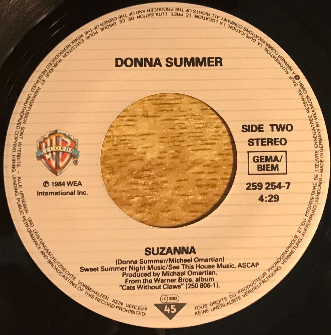 Dischi in vinile: DONNA SUMMER - SUPERNATURAL LOVE – Usato da Bussigny venduto da vinyl-pas-cher 3
