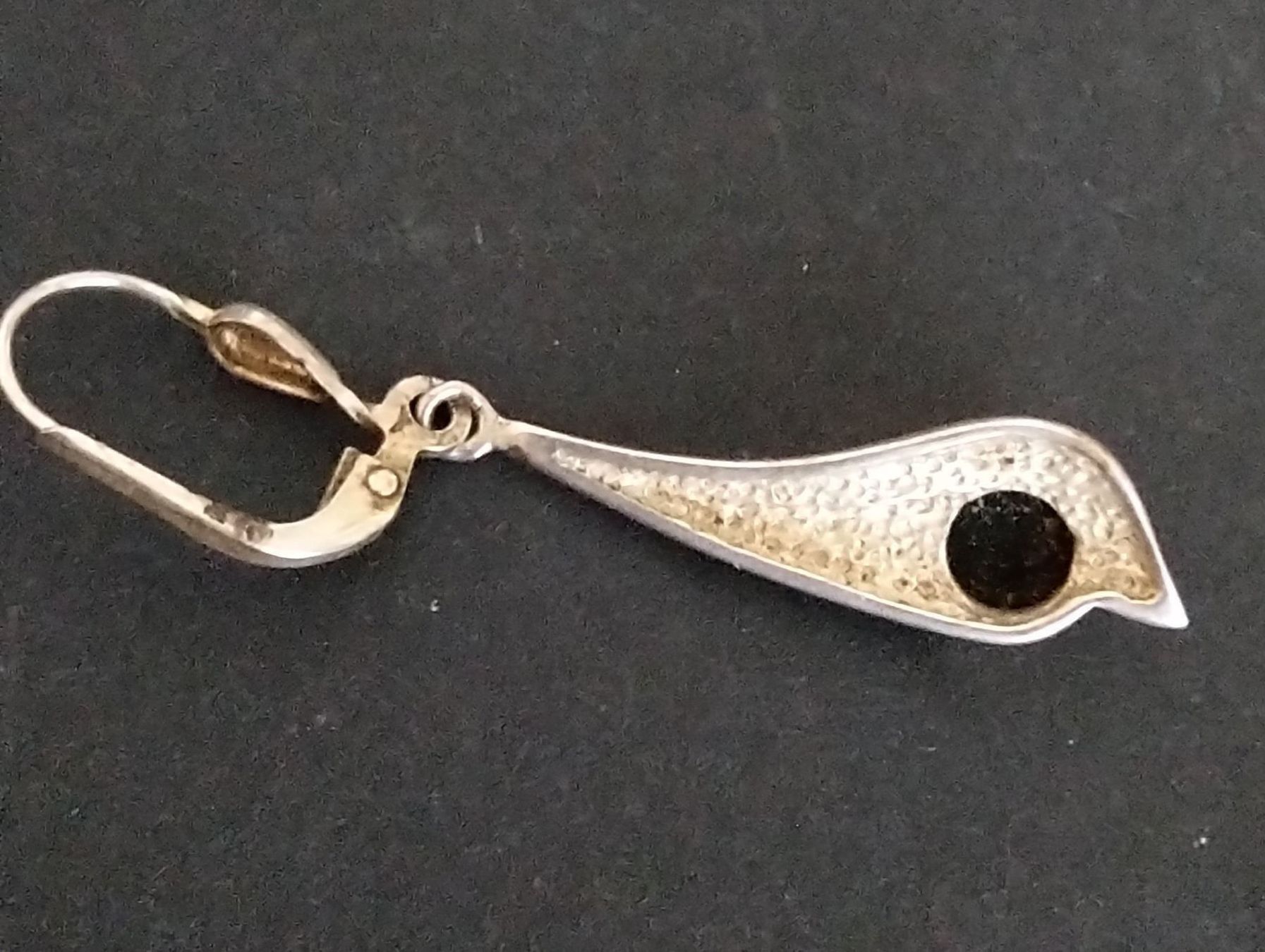 Ohrringe & -stecker: OHRRINGE MIT ONYX IN SILBER 925 – Gebraucht aus Romanshorn von BoutiqueA 1