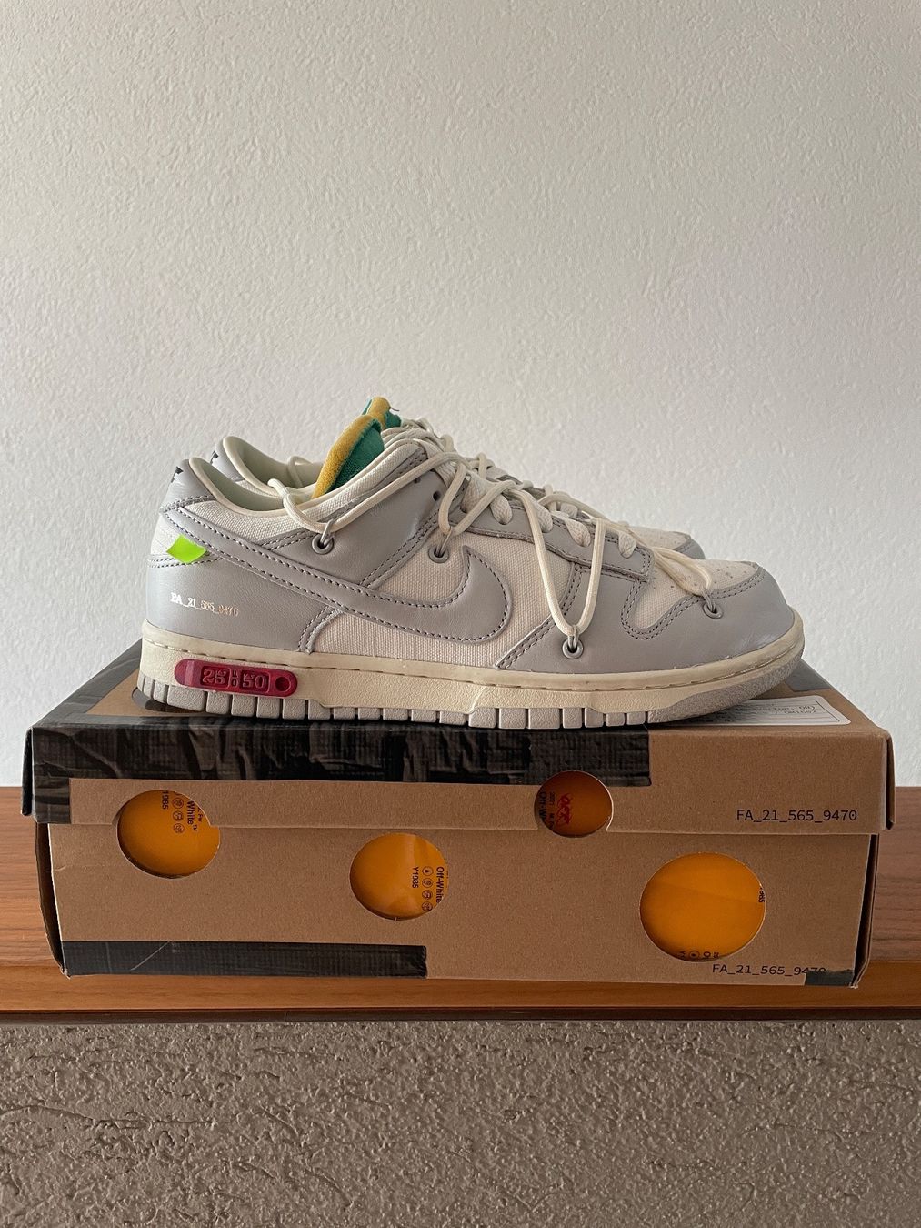 Off-White Herrenschuhe: Nike Dunk Low Off White Lot 25 EU 42 – Gebraucht aus Erlinsbach von sasneakers
