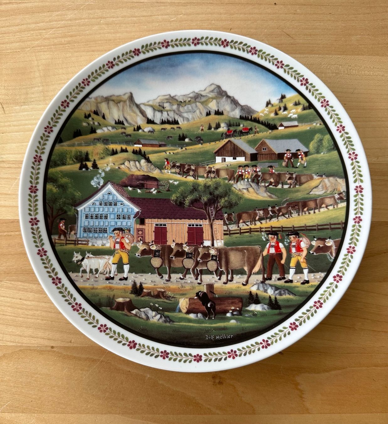 Tutte le decorazioni: Porzellan Teller Langenthal – Usato da Zürich venduto da ruedigg