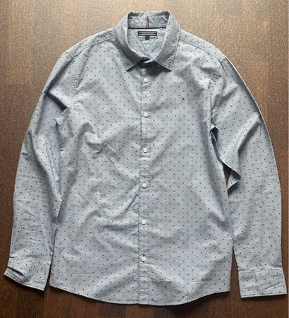 Tommy Hilfiger Hemd, Gr. 176, hellblau!
