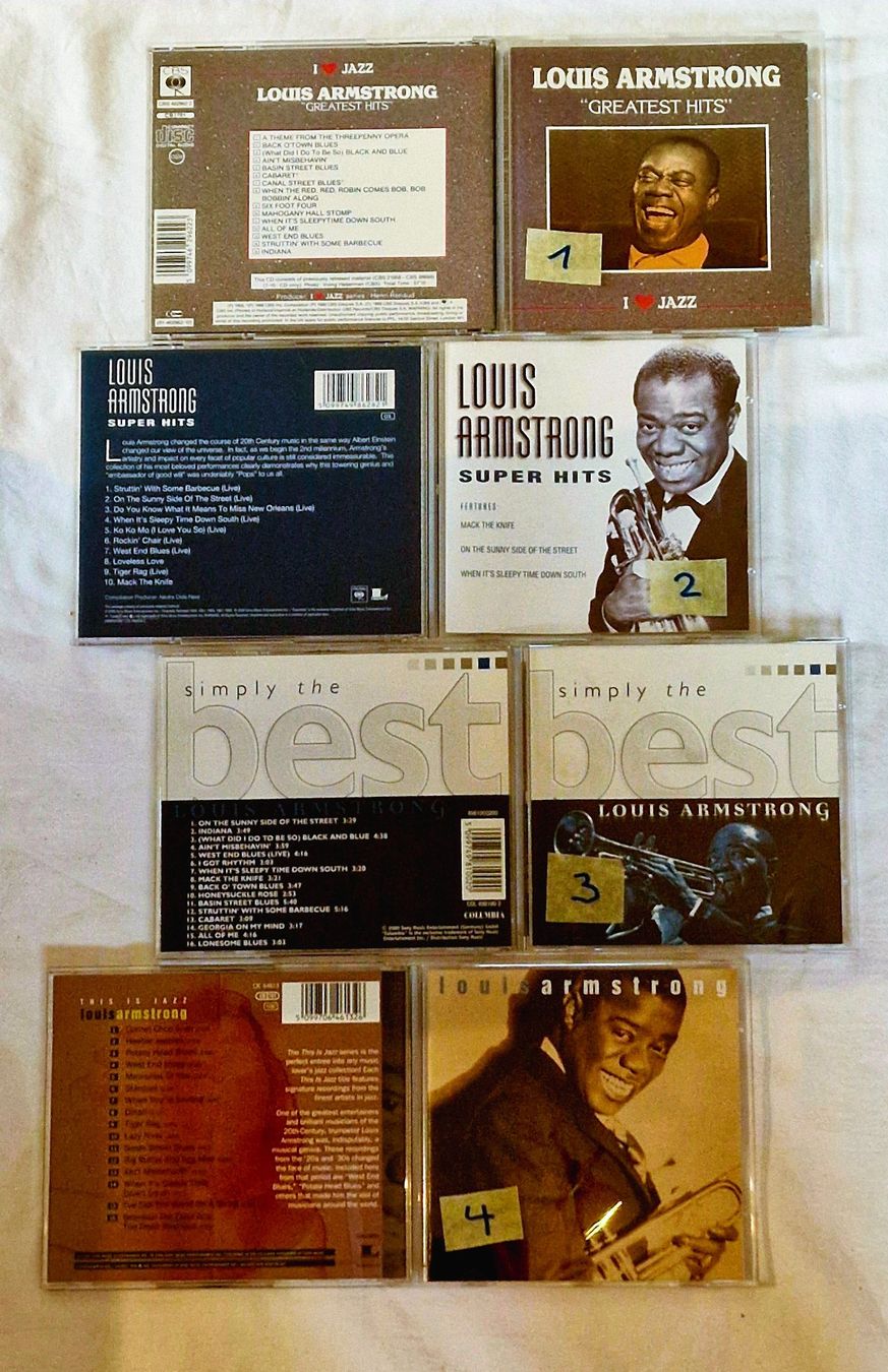 CD: Louis Amstrong 12 CD Sammlung, auch einzeln möglich – Usato da Uitikon Waldegg venduto da Smeragol 1