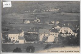 Sonceboz - Centre du village et College
