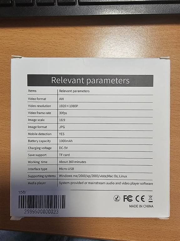 Camcorder: Mini Bodycam – Neu (gemäss Beschreibung) aus Pratteln von SuperMario012 1