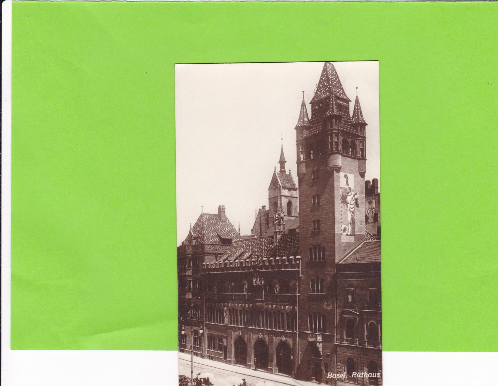 Cartoline postali: Basel-Rathaus – Usato da St. Peterzell venduto da neckertal