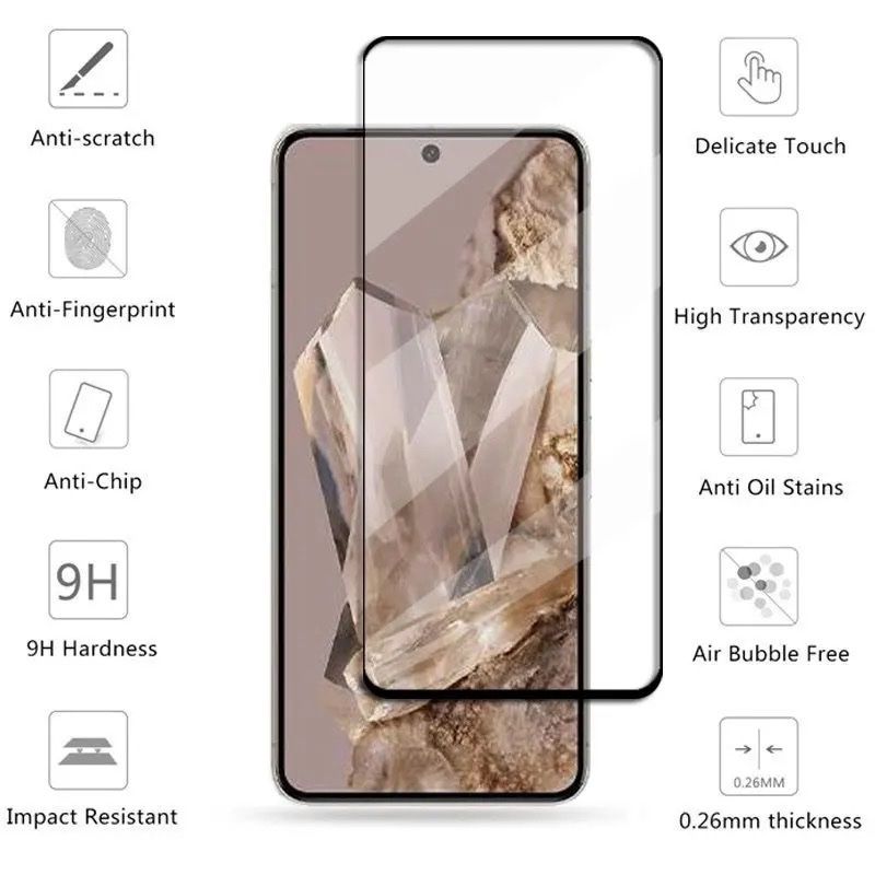 Covers & Schutzfolien: 3D Panzerglas Folie Google Pixel 8 – Neu und originalverpackt aus Zürich von Store-247