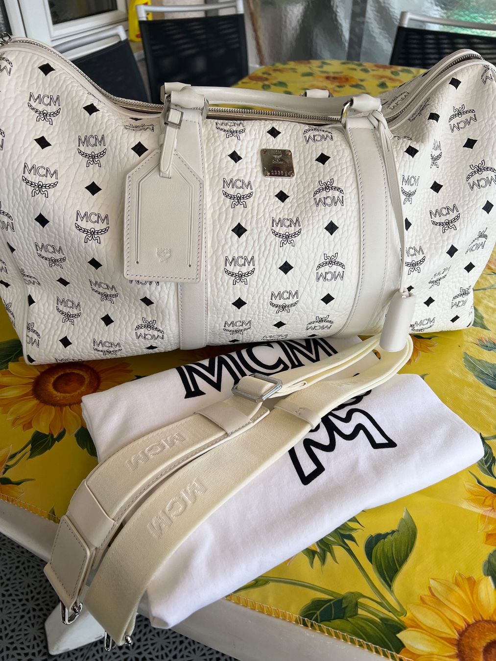 Mcm Borse: MCM Weekender 45cm - ungetragen / white – Nuovo (secondo la descrizione) da Derendingen venduto da MDPshopandmore 6
