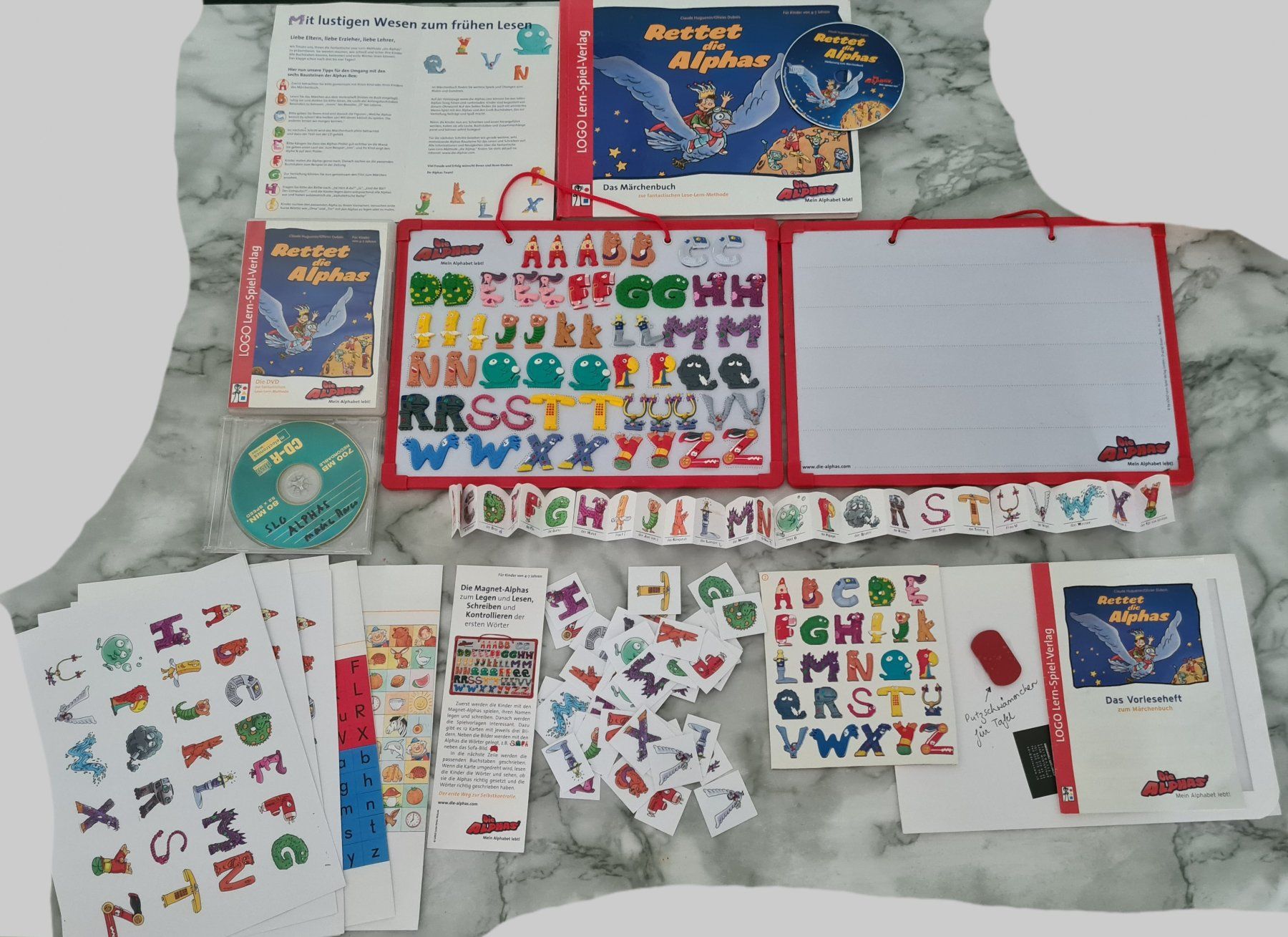 Spiele: Lese-Lern-Methode Komplettpaket: Buchstaben lernen, ALPHAS – Gebraucht aus Winterthur von bibummi 3