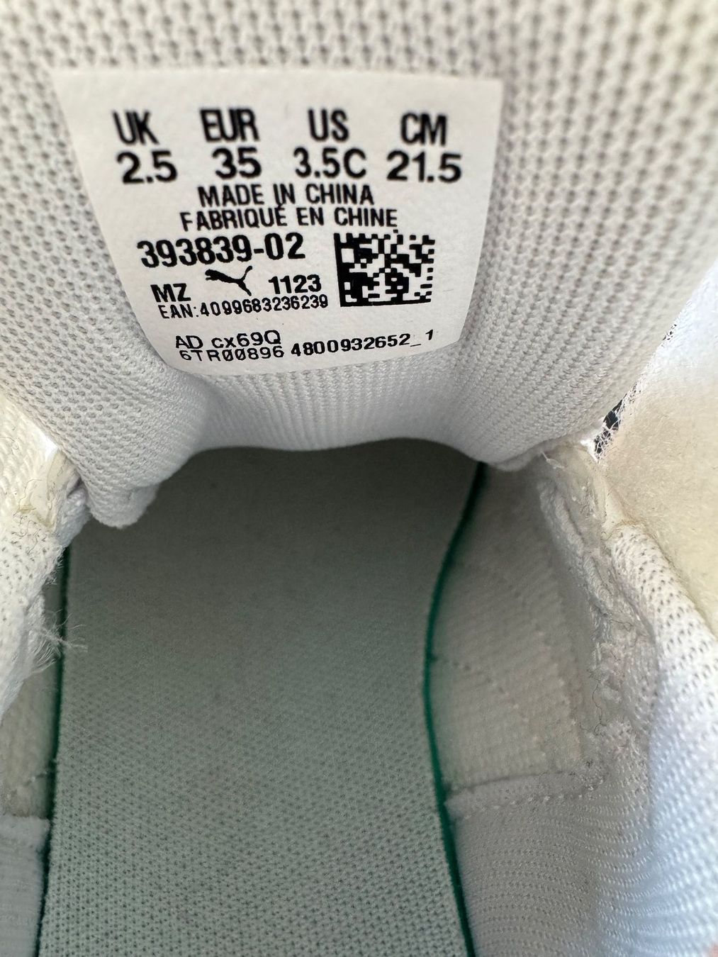 Puma Chaussures hommes: Puma enfant, taille 35, blanches, comme neuves! – Neuf (Voir description) à Chatelaine par lae_7h8n 2