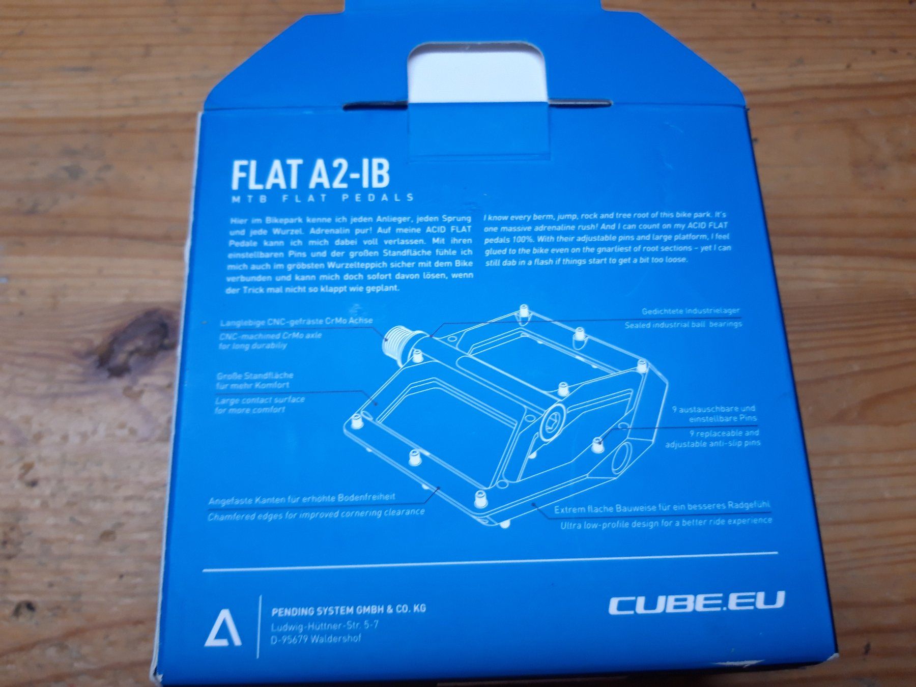 Cube Pezzi di ricambio: CUBE Acid Flat A2-IB Pedale Neu ab 1.- – Nuovo e nell'imballaggio originale da Meiringen venduto da Babsi10 3