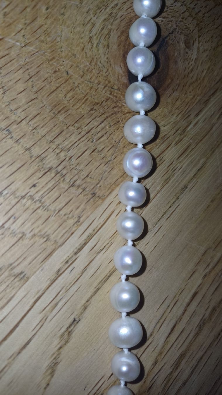 Perle (finte): Schöne Perlenkette 60 cm lang – Usato da Flawil venduto da Pinkmalibu 3