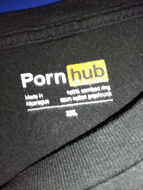 Pornhub T-Shirt schwarz 2XL