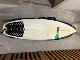 Surfboard Almerrick Channel Island 6'0 FCS Fins and Case