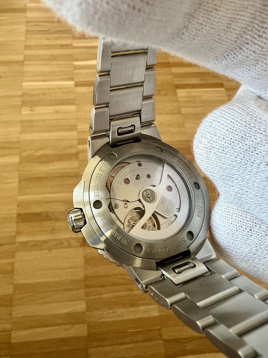 Oris Orologi: Oris Aquis Date I Full Set I Kautschukarmband – Usato da Solothurn venduto da branii.mac 5