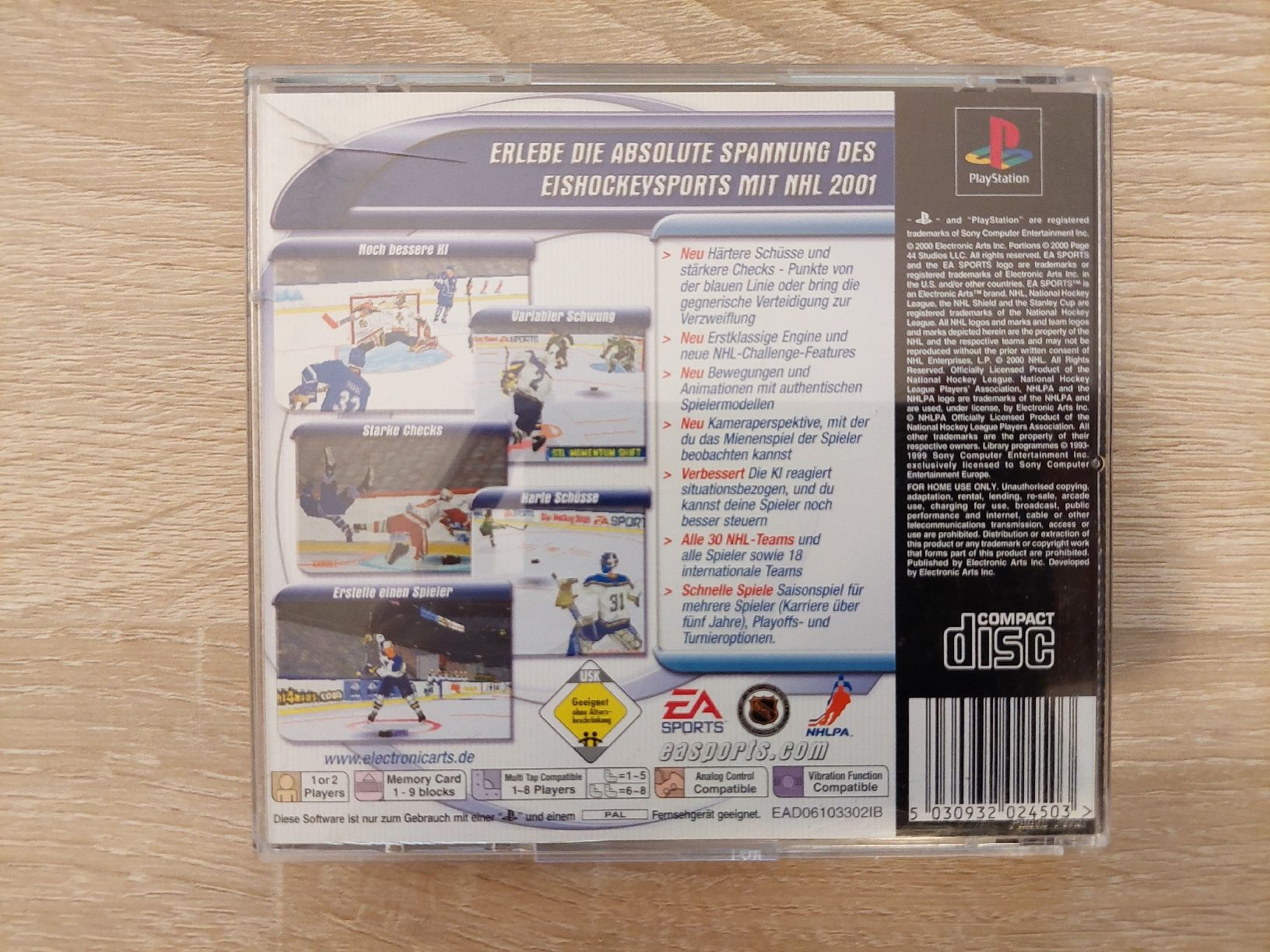 Sony Jeux: NHL 2001 Playstation 1 – D'occasion à Stansstad par Mazzane 2