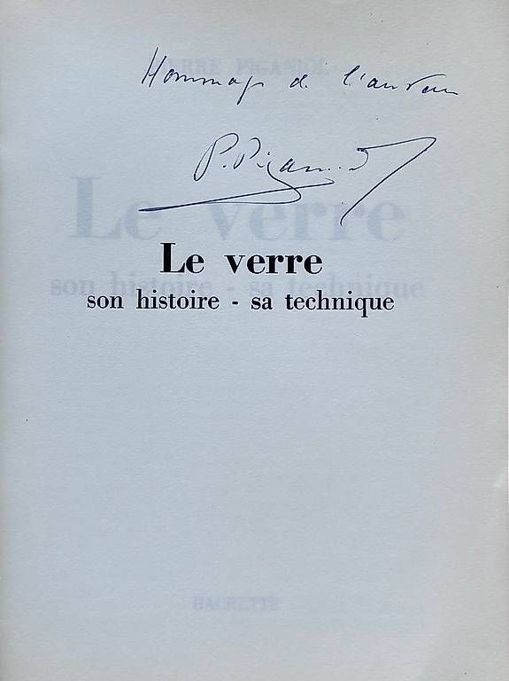 Libri: Livre : Le Verre - son histoire, sa technique – Usato da Adliswil venduto da Heimite 1
