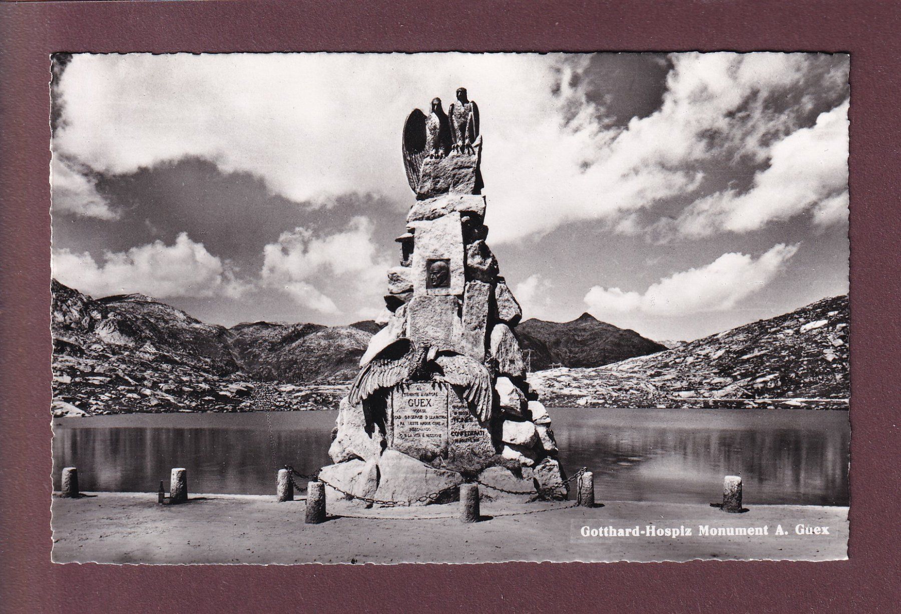Cartes postales: GOTTHARD-HOSPIZ - Monument Guex – D'occasion à Pully par nicecards