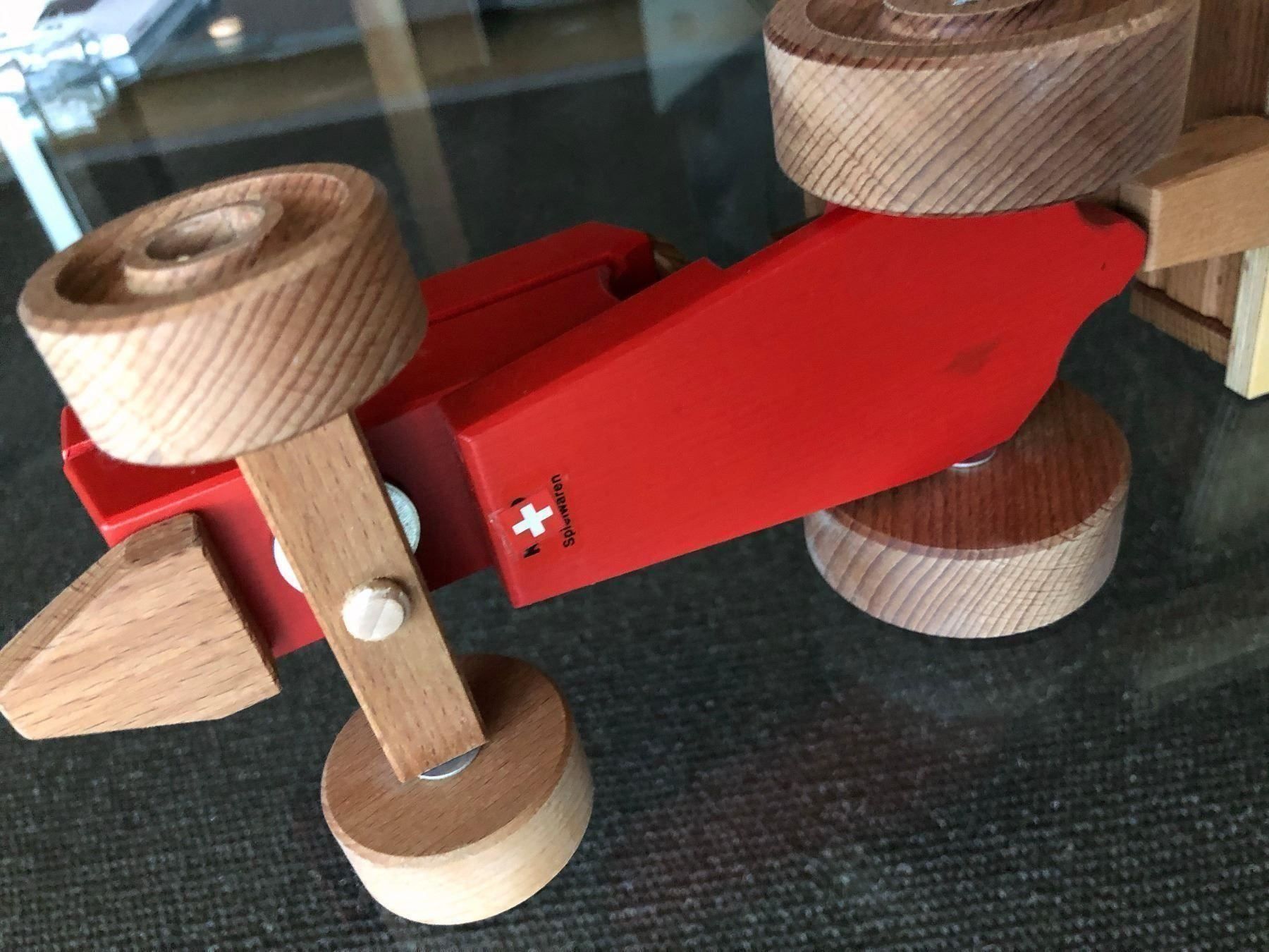 Spielzeuge: Holz Traktor mit Anhänger – Neu (gemäss Beschreibung) aus Hergiswil NW von Xrv 2