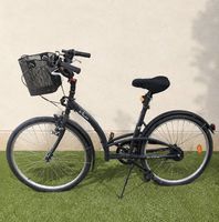 Vélo de ville BTwin Elops 3 avec panier  à réviser