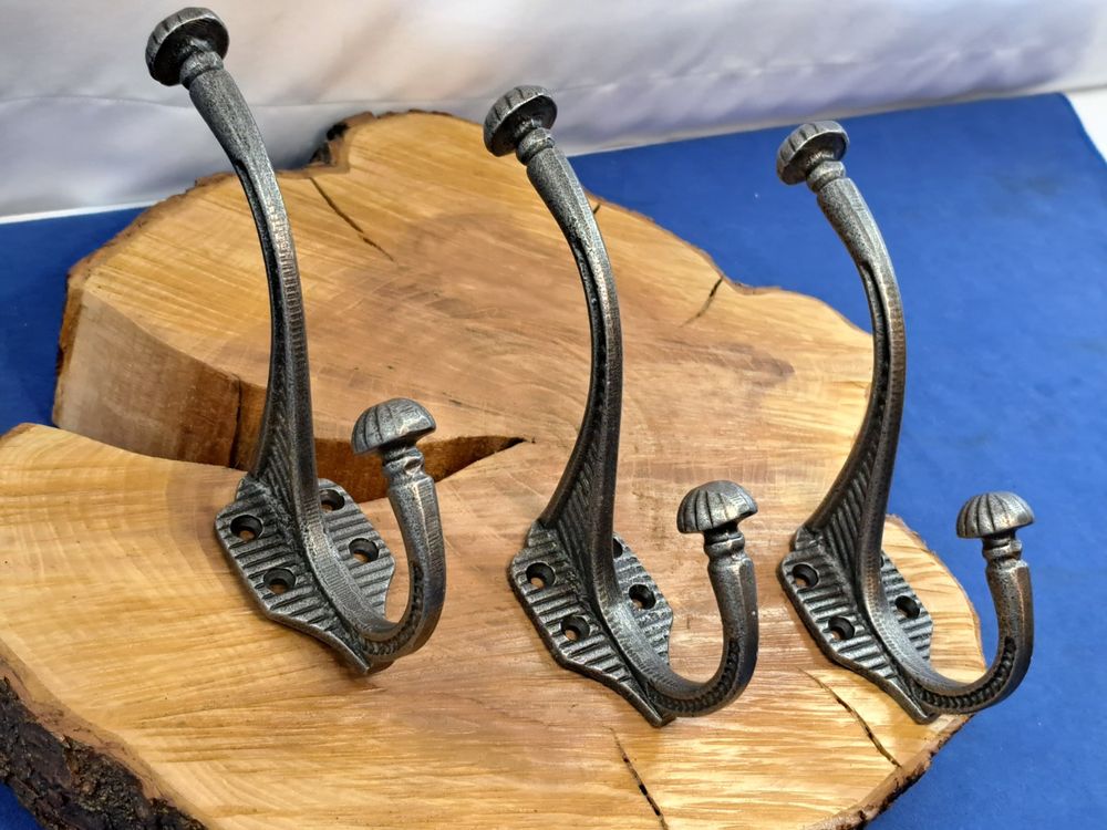 Moritz Wandgarderobe Pferdekopf Kleiderhaken Set 3er 12,5x5,5x7 Cm