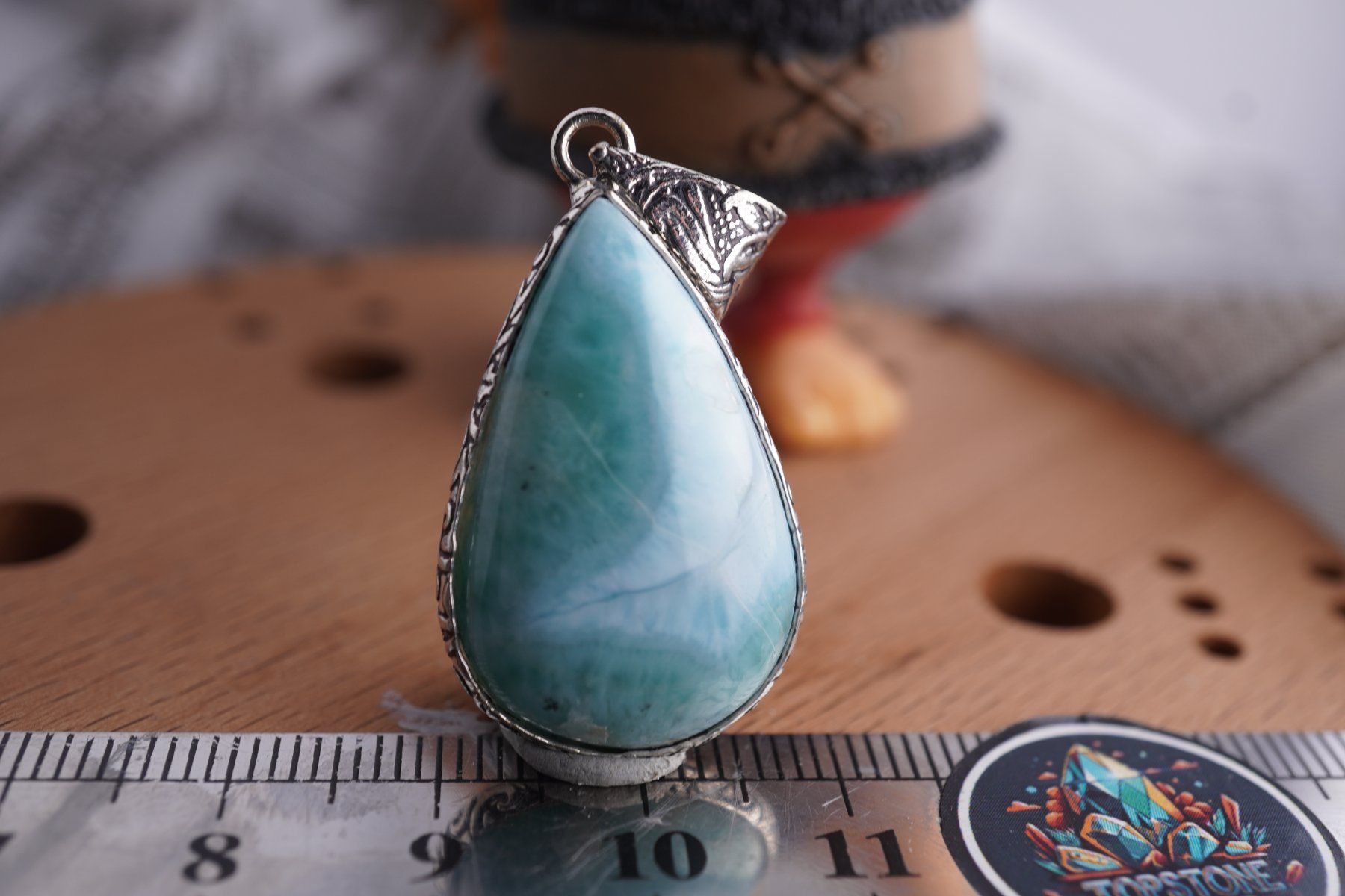 Ciondoli: Larimar   Blau  Top     Anhänger  Räumung – Nuovo e nell'imballaggio originale da Eschenbach SG venduto da topstone