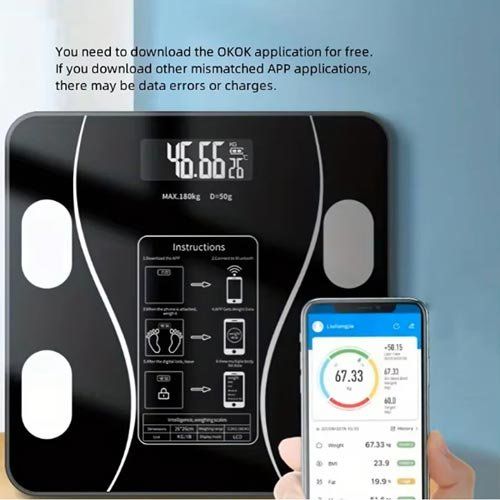 Bilance pesapersone: Intelligente Multifunktionale Bluetooth-Waage – Nuovo e nell'imballaggio originale da Liestal venduto da OMAROSHOP 2