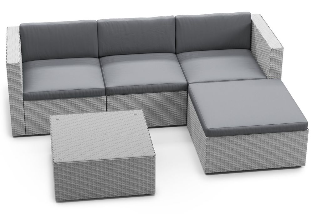 TECNOWEB Ersatzkissen Für Sonnenliege Mit Fußstütze – 157x48 Cm, Stoff Baumwolle/Polyester, Farbe Rigato Ecru/grün