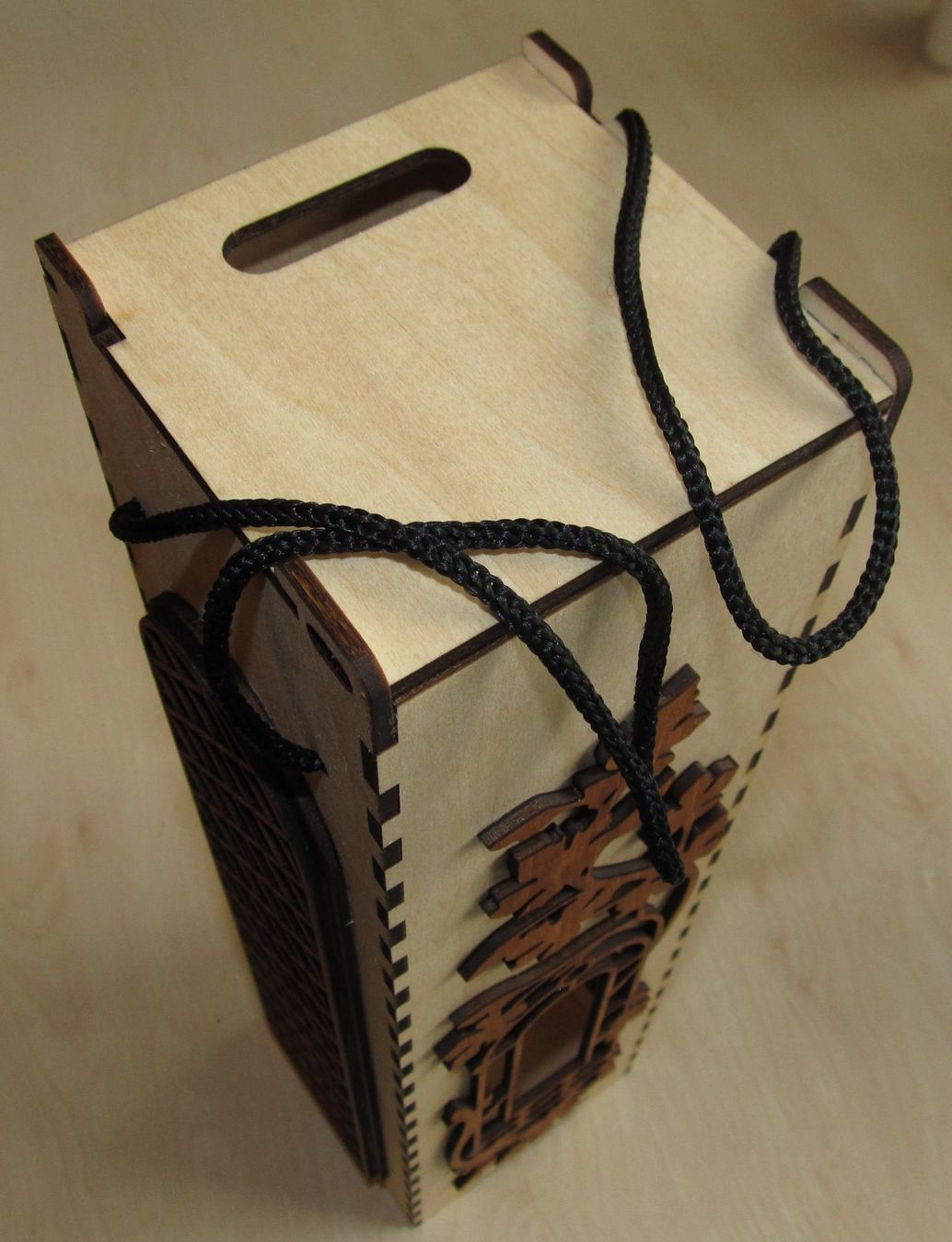 Holzartikel: Flaschen Geschenk Box – Neu (gemäss Beschreibung) aus Birsfelden von missnamrit 1